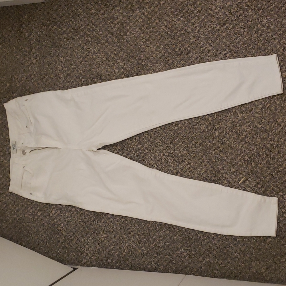 Forever 21 Size 28 White Jean Pants